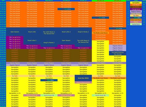 nicktoons schedule